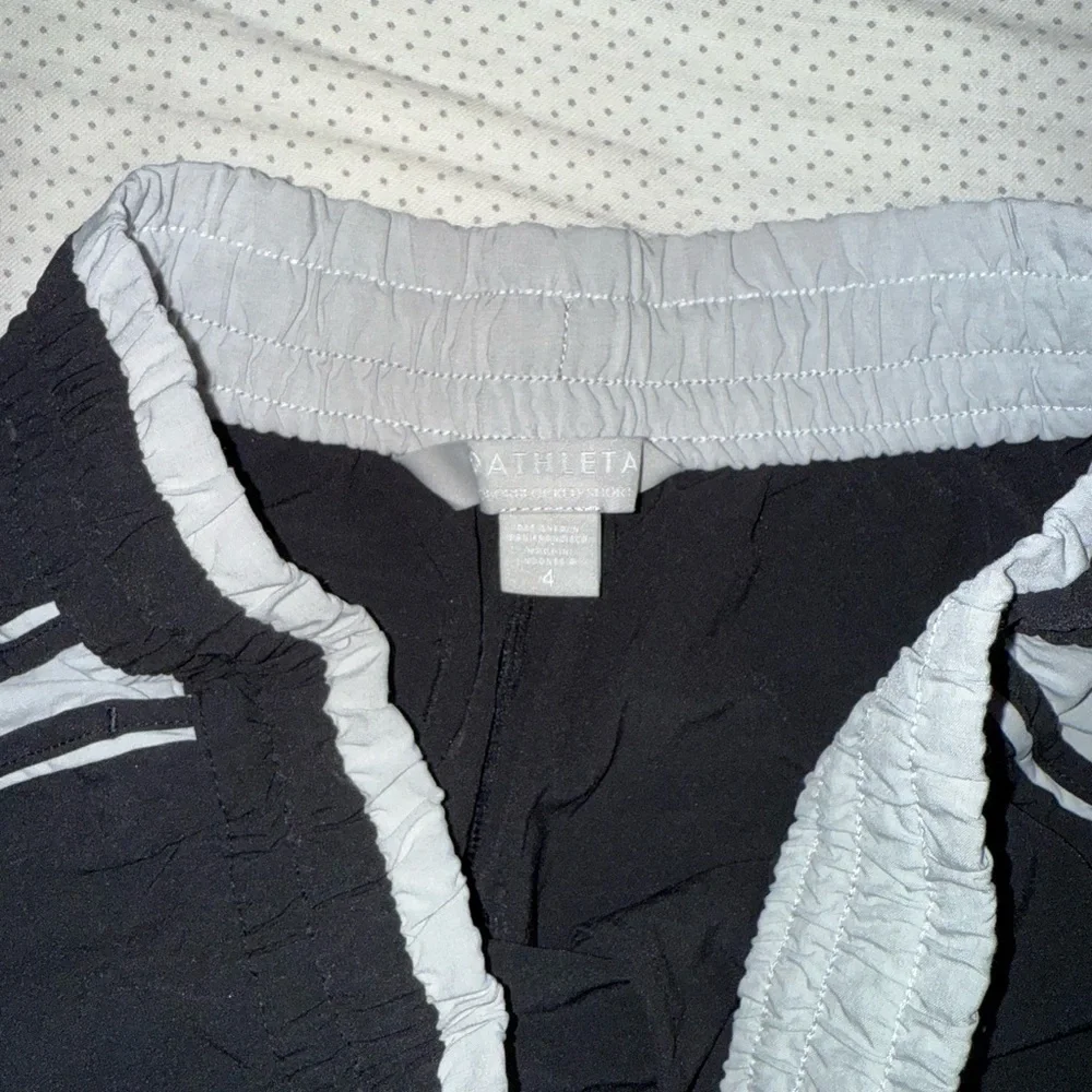 Athleta Black and White Athletic Shorts